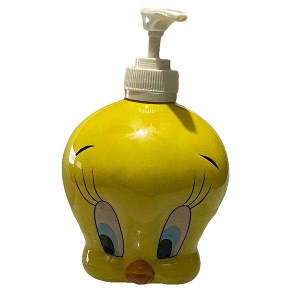 Vintage 93 Tweety Bird Ceramic Liquid Soap Dispenser Looney Tune Warner CIC Rare - Picture 7 of 7